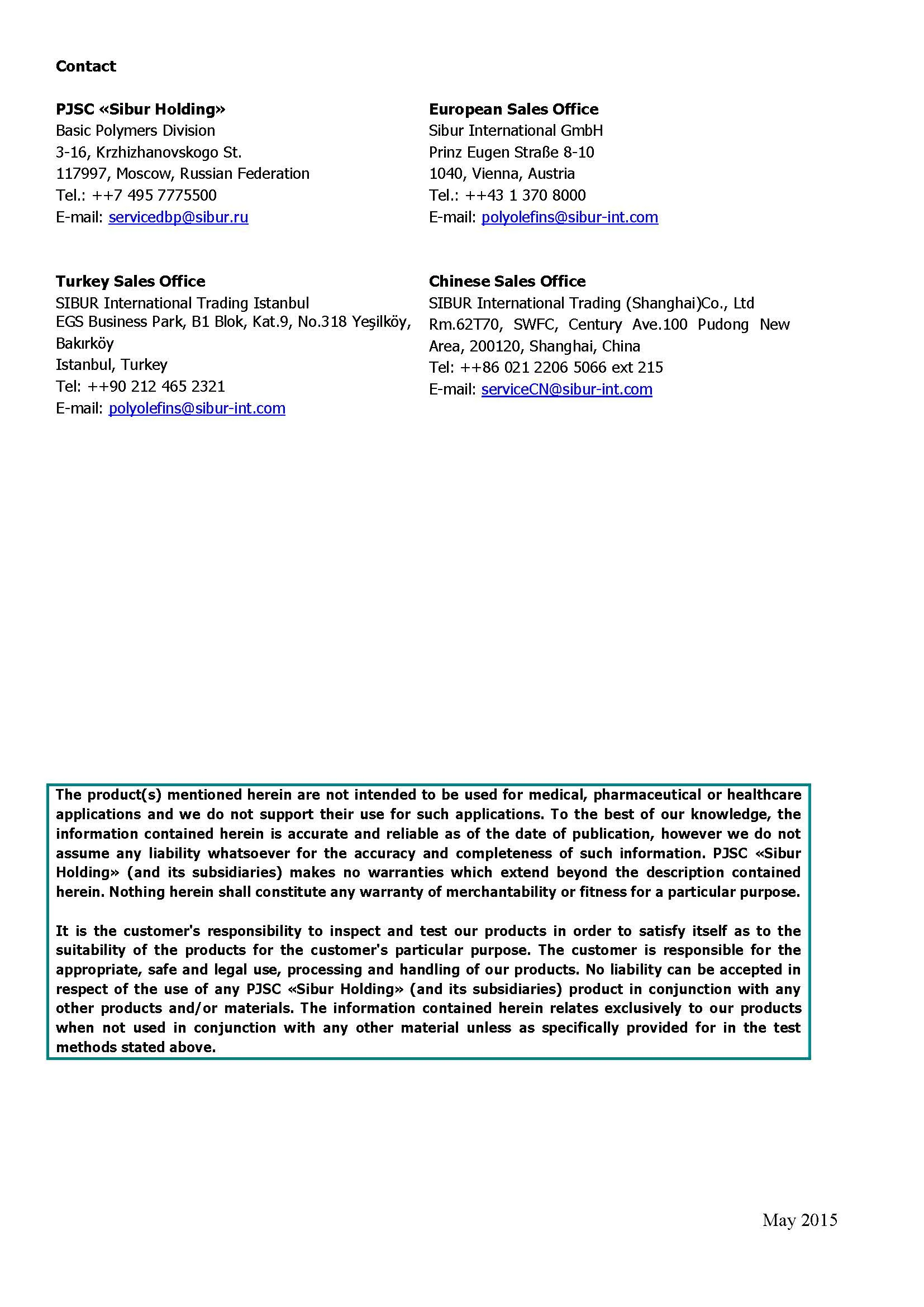 Polypropylene homopolymer high quality SIBEX PP H033FF/3 used for woven materials wholesale price