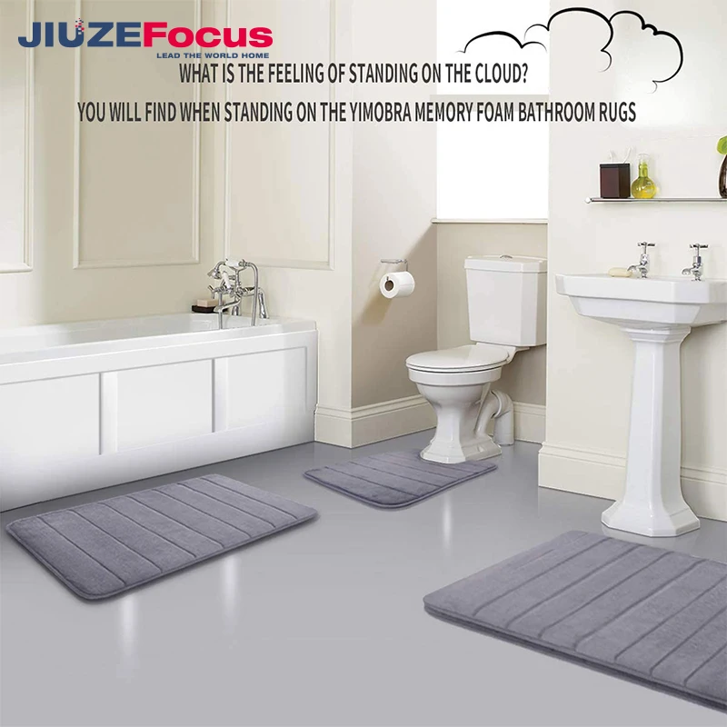 Противоскользящий ворсистый роскошный шениловый Впитывающий Коврик из микрофибры для ванной напольный коврик душа