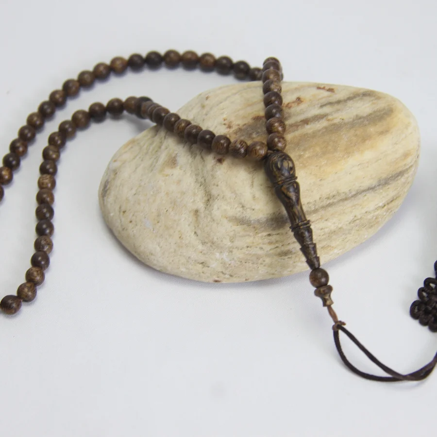 Prayer Misbah High Quality Superior Underwater Vietnam 33/66/99 Beads Made by Natural Triple Super Agarwood Pieces