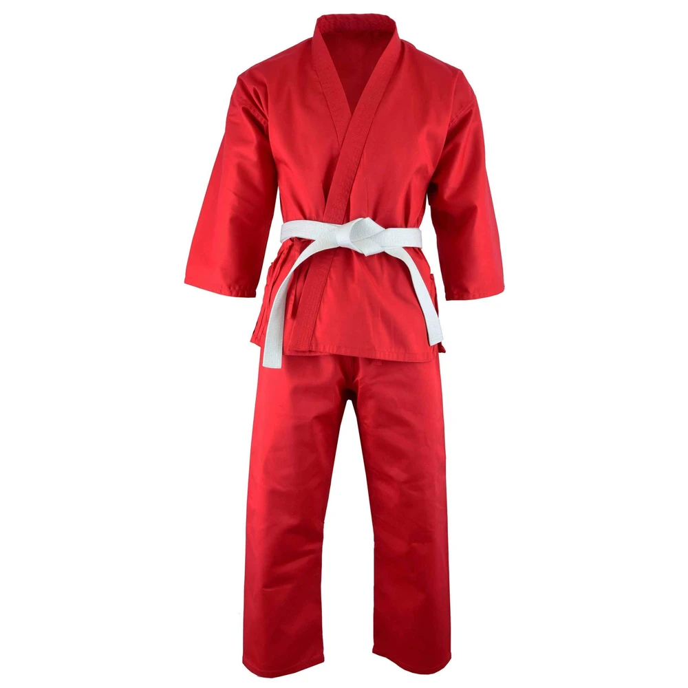 High Quality Karate Uniform Set Sports Training Kicking Boxing  Clothes Practice Sportswear KU-0007