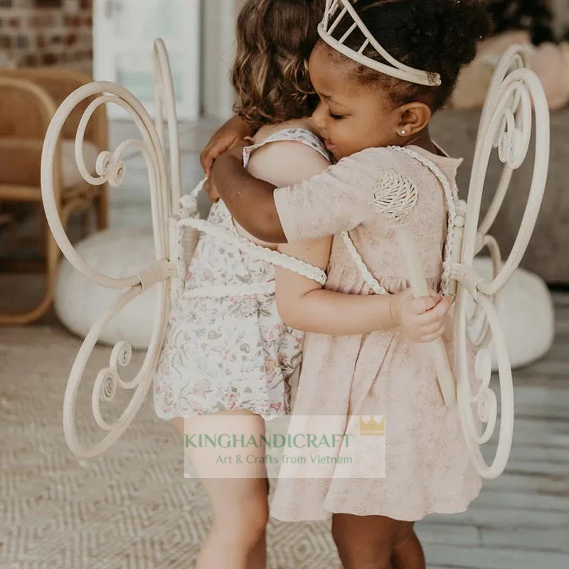 Новинка идеальные Крылья Ангела из ротанга летающие высокие крылья бабочки плетеная детская игрушка волшебное крыло для ребенка