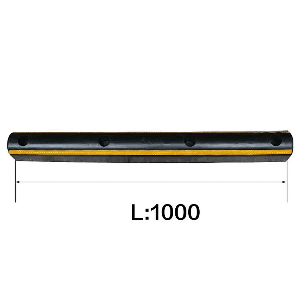 Heavy Duty Rubber Roadway Wall Guard Protector Durable Wall Guard for Road Safety