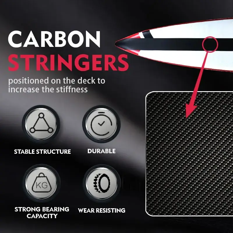 HOT PRODUCT Skatinger OEM Long Paddle Board Surfboard Racing Board Stand Up Sup With Factory Price RED