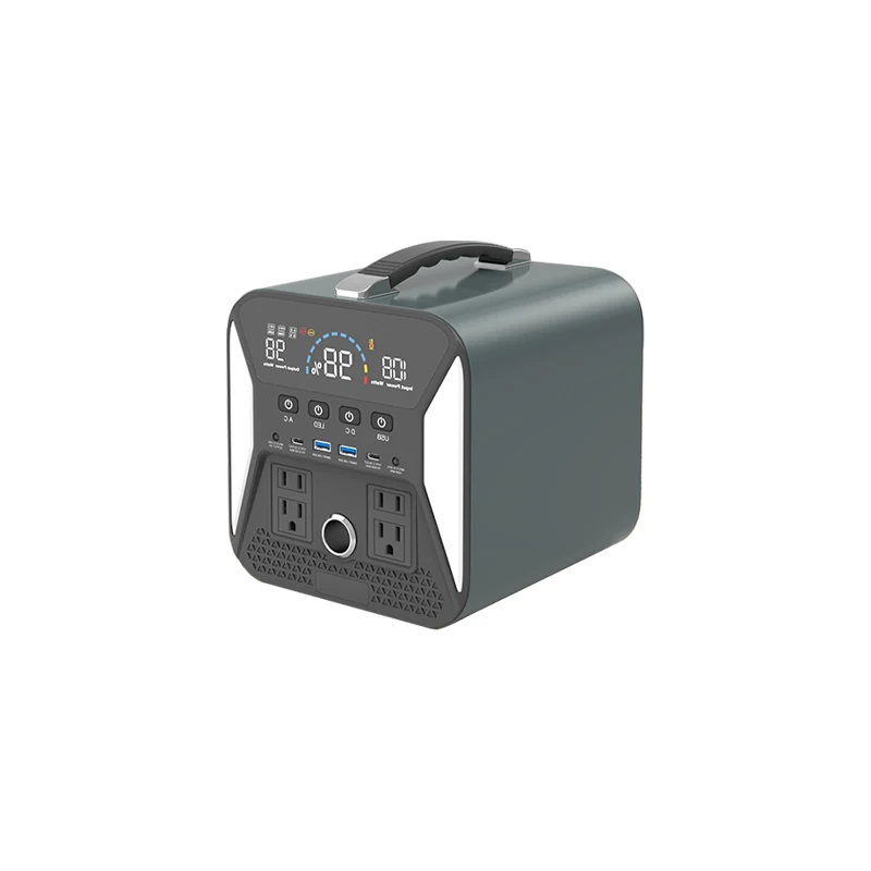 Wholesale UA301 Portable Power Station Emergency Solar Generator LED Light Fast Charging Energy Storage Battery EU Plug Home Use