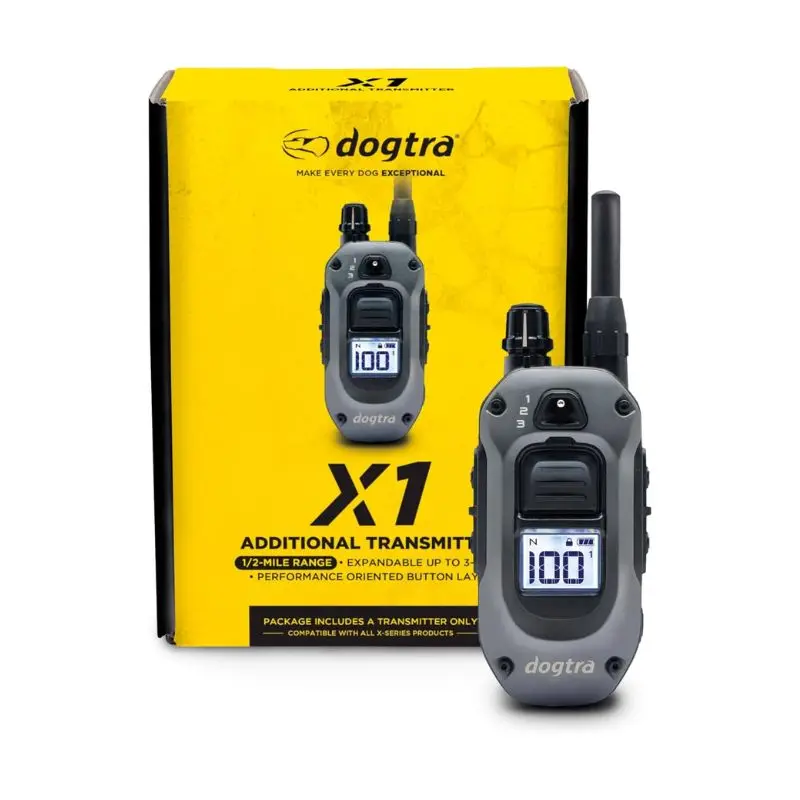Dogtra X-Series электронный ошейник передатчик 10 фунтов + дальность действия 1/2 миль светодиодная лампа ускорение для быстрого вызова вибрации блокировки безопасности и тона