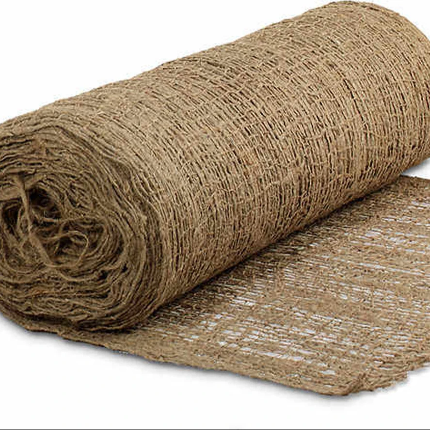 Export Oriented Top Quality Jute Soil Saver Erosion Control Net Roll 100% Natural Biodegradable Eco Friendly from Bangladesh