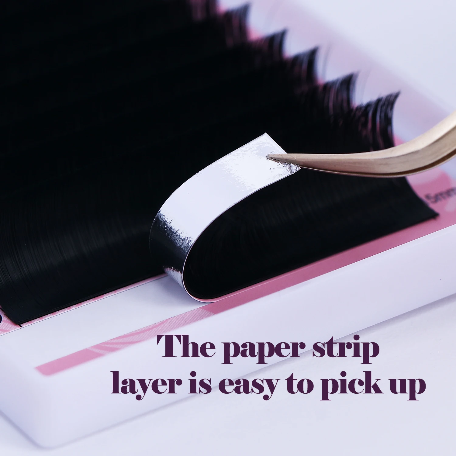 ULUCK High quality hot sale no sticking high temperature resistance Easy pick up fast fanning eyelash extensions