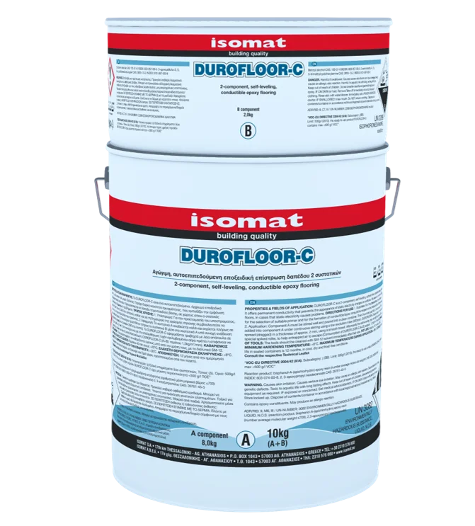 2-component, conductive, self-leveling, solvent-free epoxy flooring | DUROFLOOR-C