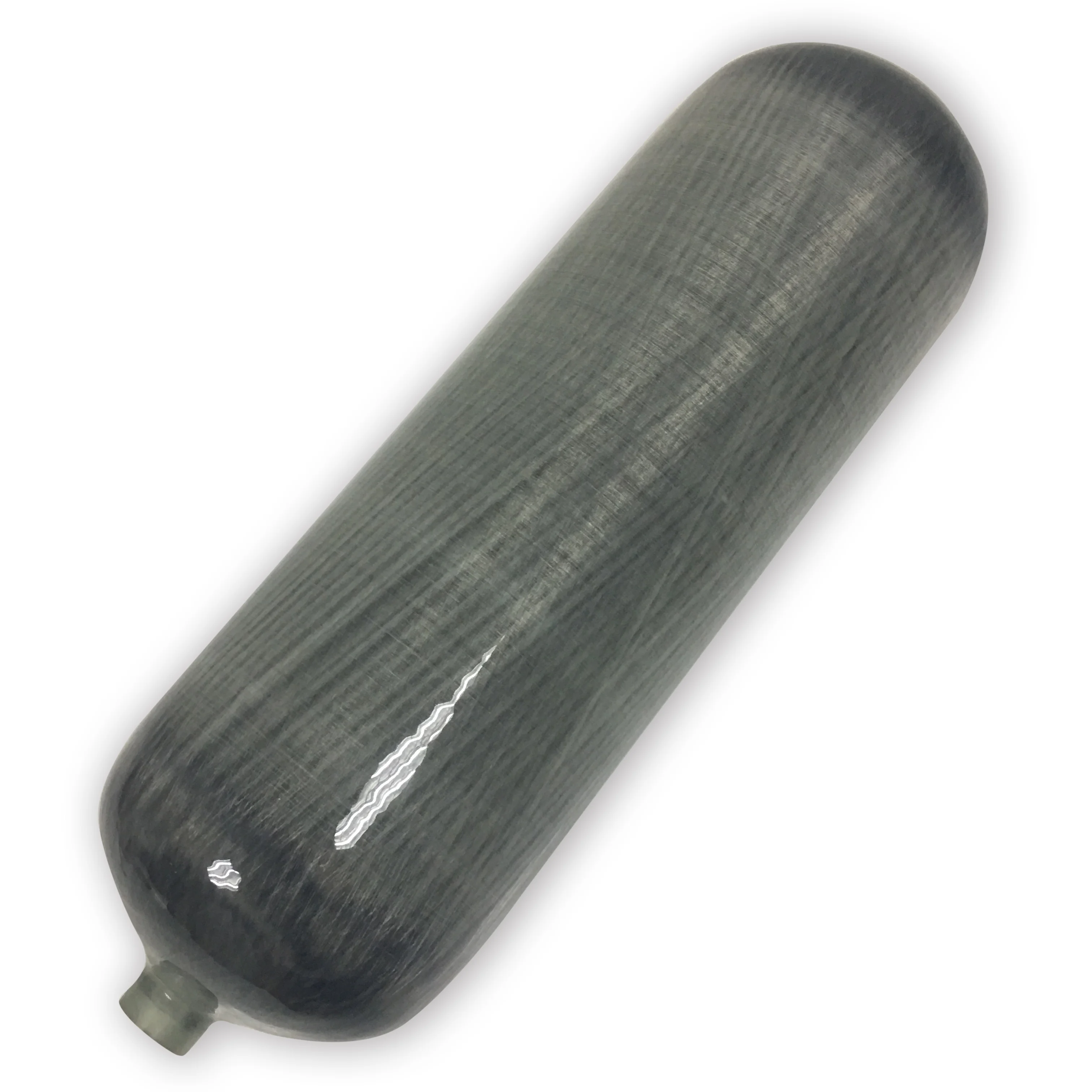 9L CE Carbon Fiber Cylinder 4500psi Working Pressure Paintball Tank High Gray Oxygen Cylinder for Diving Sport Low Oxygen 1pcs