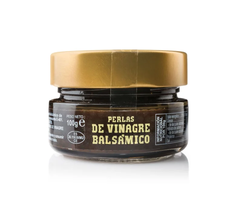 Well known made in Spain 100g balsamic vinegar of Modena PGI in spheres for food service