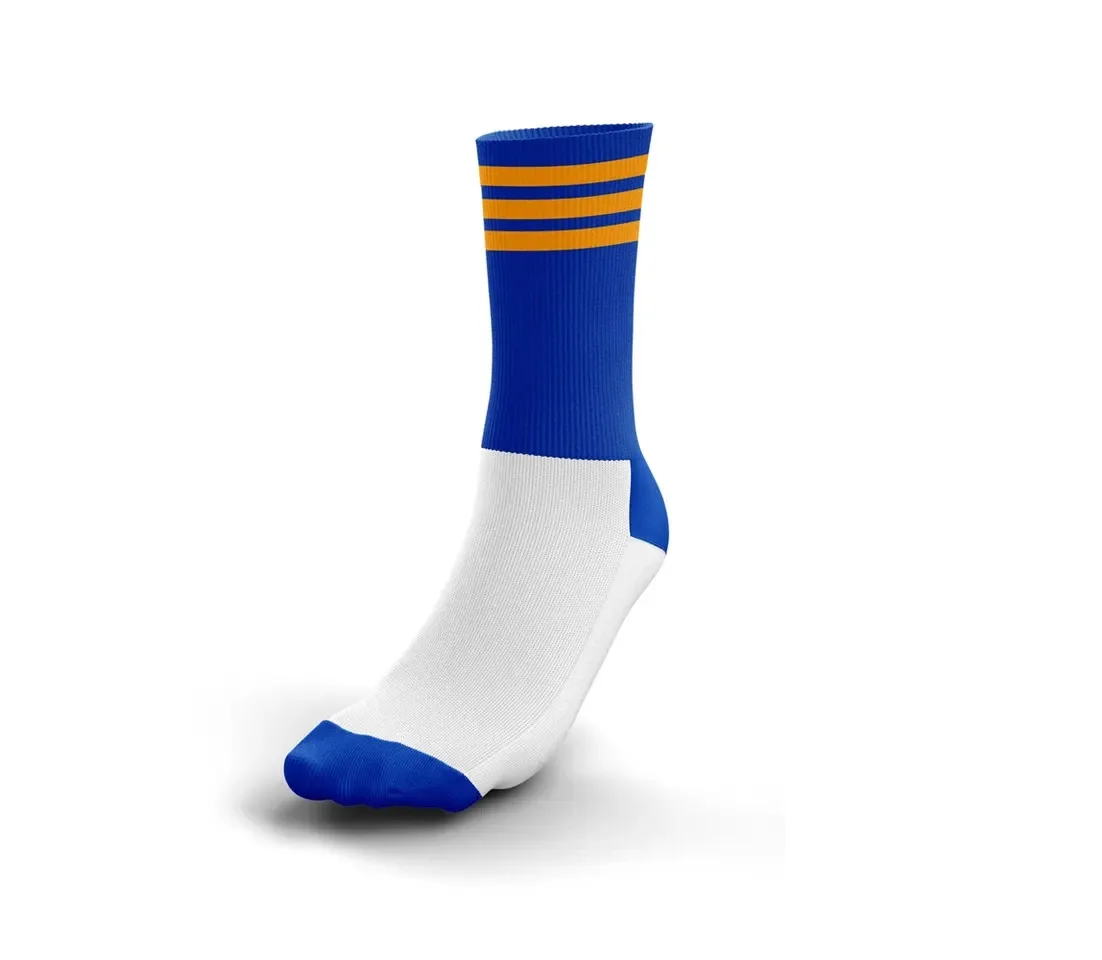 Wholesale Custom Gaa Socks Gaelic Football Socks 100 Cotton Nylon Men Sports Crew Long Socks