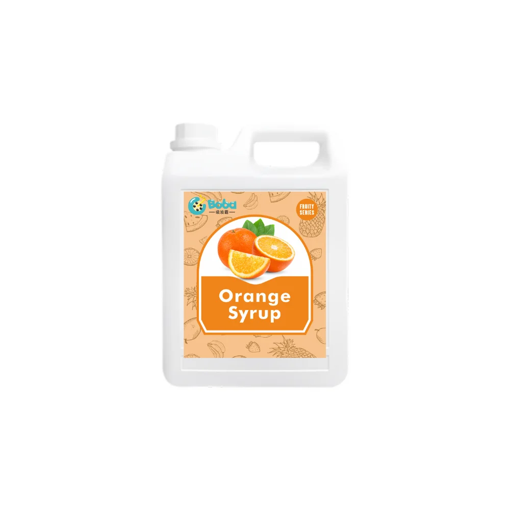 KEIFU - Orange Fruit Syrup Fruit Juice Concentrate OEM/ODM for Bubble Tea Drink Topping 2.5kg