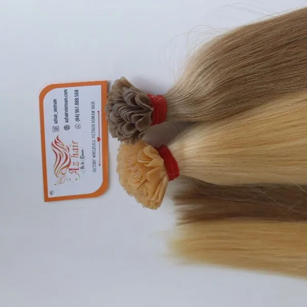 Summer Sale Keratin Raw Virgin Cuticle Aligned Human Hair Extensions Vietnam U Tip Wholesale Hair Supplier Vietnam