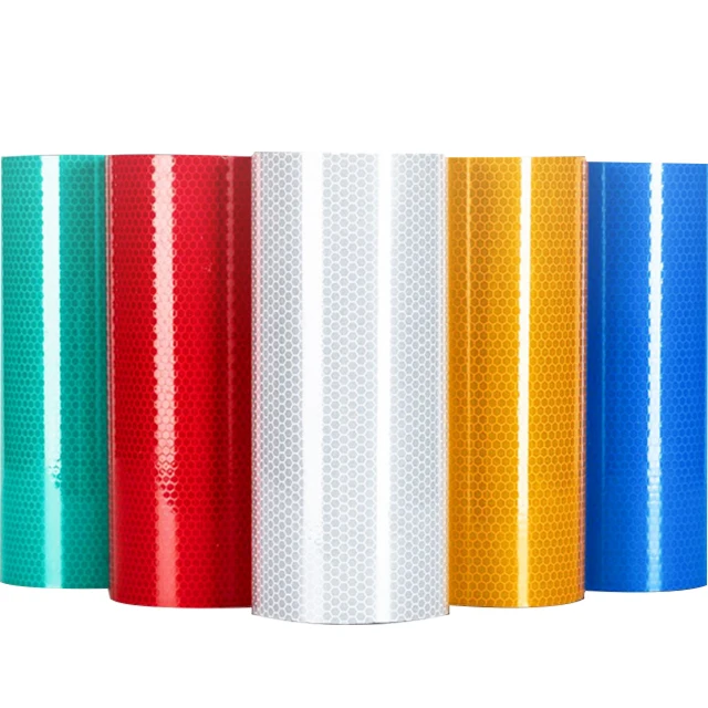 Mancai High Quality PET High Intensity Prismatic Retro Reflective Film Sheeting For Road Sign