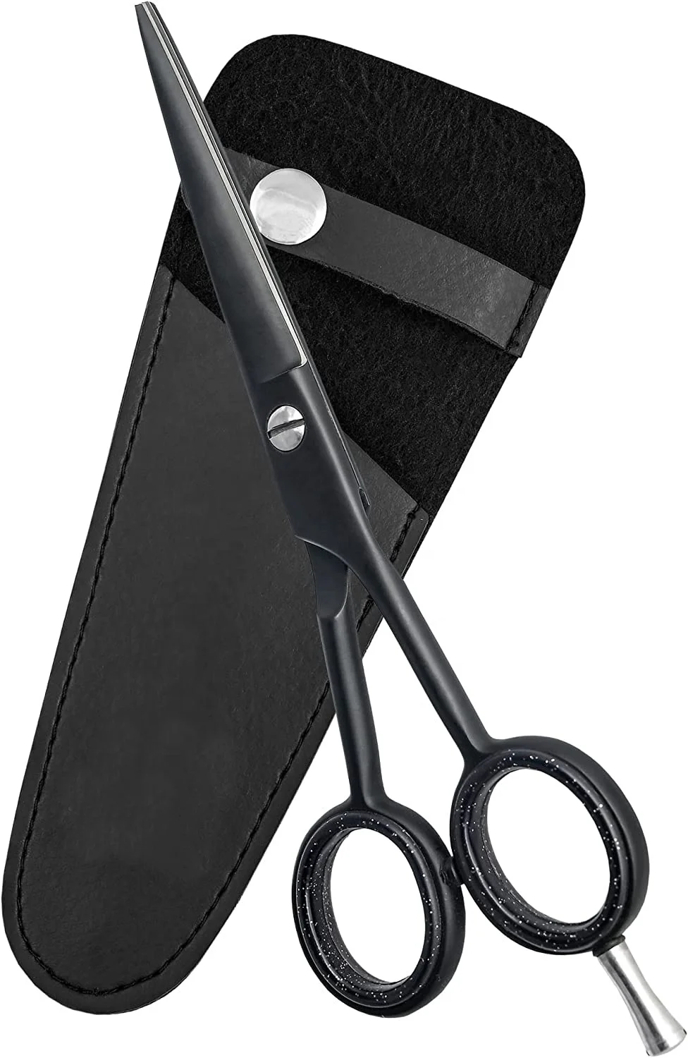 Professional Barber Hair Cutting Scissors Shears Black Men Women Hair Beard Trimming Shaping Grooming best seller in low price