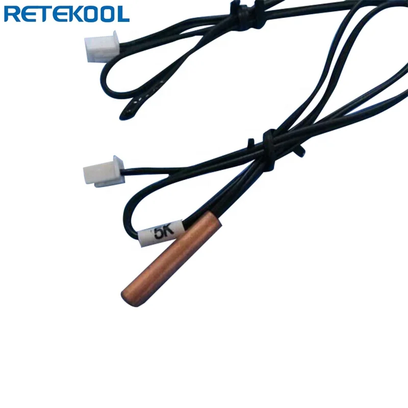 Retekool Factory Directly PT100 PT1000 5K 10K 50K 100K NTC Type Waterproof IP68 Temperature Sensor 3977K 3950K Thermistor Probe