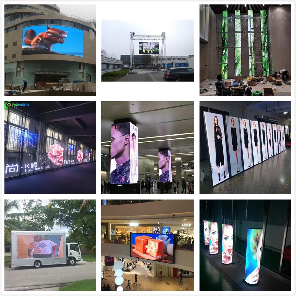 HD wifi remote full color led display control card C36C C16CD16 led commercial advertising led display screen