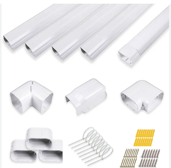 2024 Sale Best Price 15FT Universal Line Set Cover Kit for Ductless Mini-Split On sale