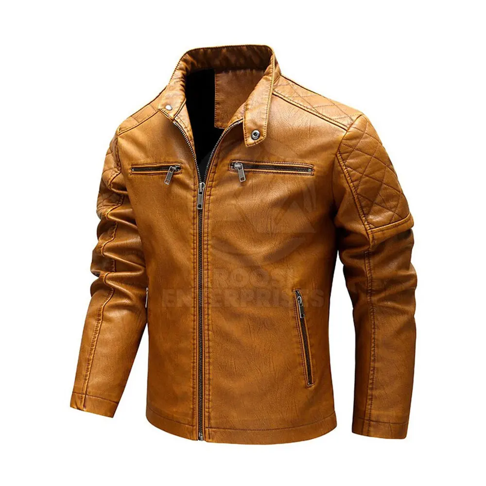 Top Selling Men Winter Sheep Leather Jacket Pakistan Best Quality Men Winter Leather jacket
