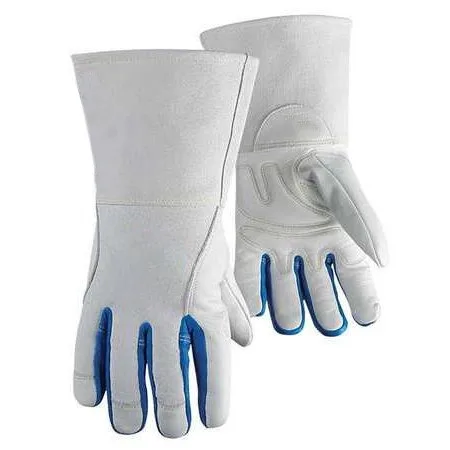 High Quality Cowhide Leather Aluminum Foil Welding Gloves for driving and construction heat resistant welder gloves