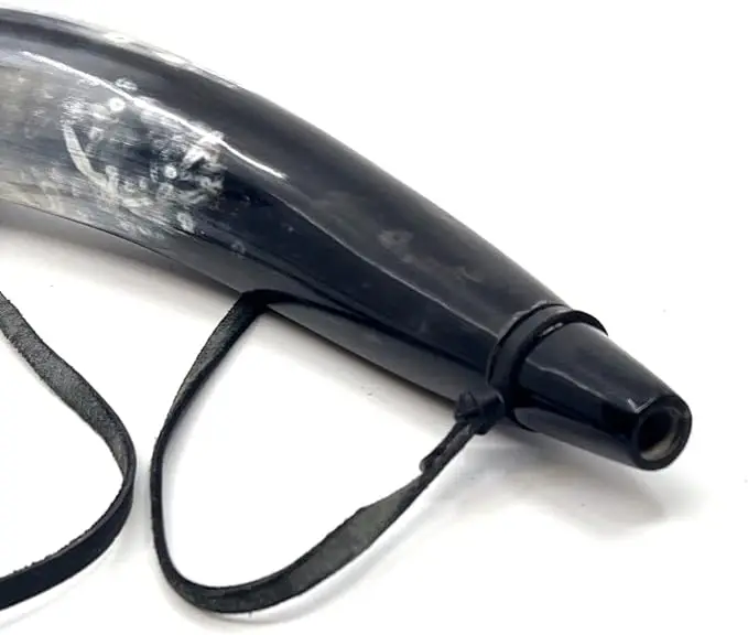 Viking Blow Horn Deep Sound Polished 15' to 18' Ox Horn Battle Horn War Trumpet Musical Instruments