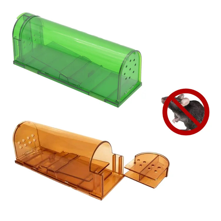 VietNam Factory Direct Hot Eco Friendly Plastic Mouse Rat Rodent Live Catch Box Humane Nontoxic Mice Trap Safe Pest Control