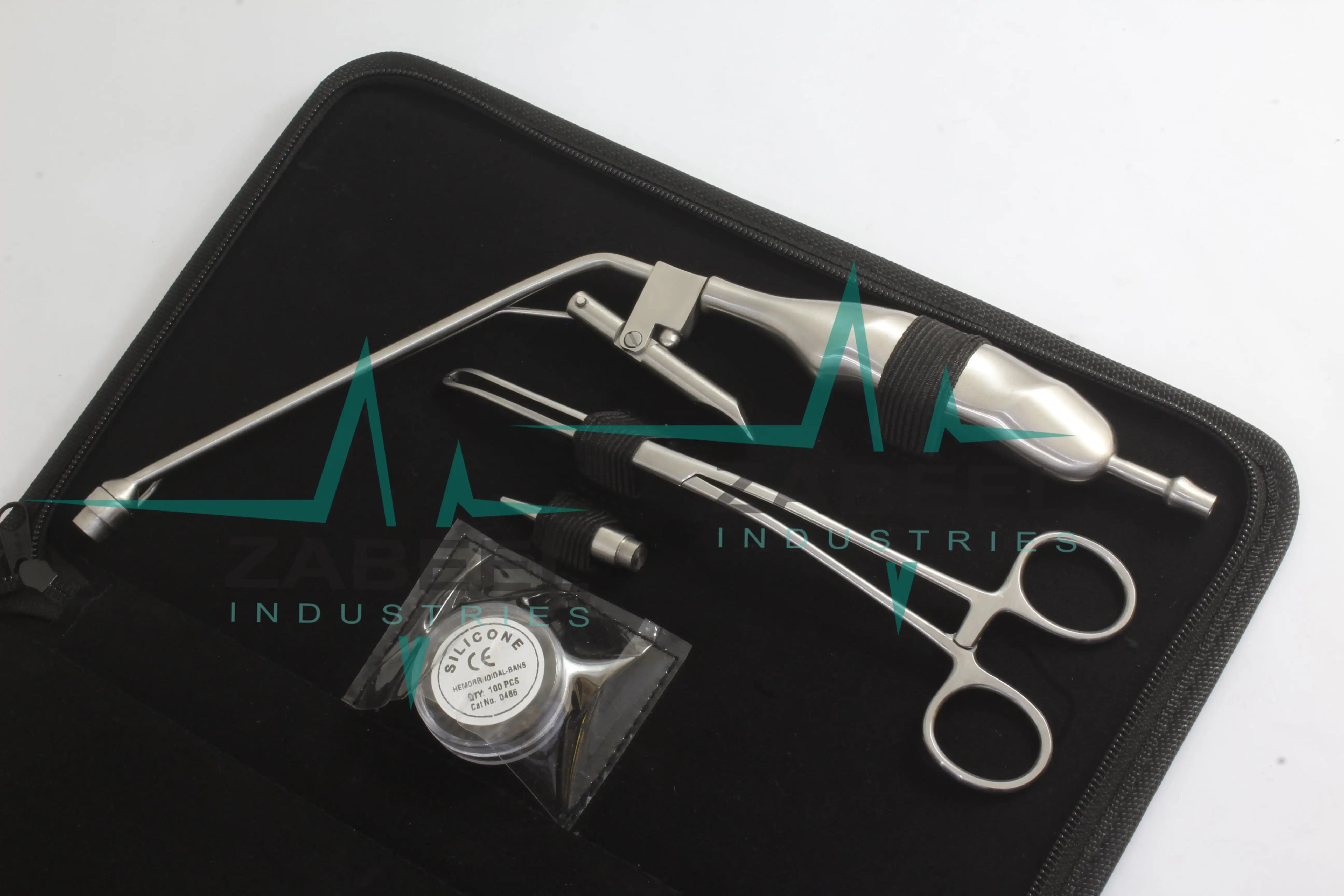 McGivney Hemorrhoidal Ligator ASAP 102 PCs With Kit Loading Cone Latex O Rings By ZaBeel Industries