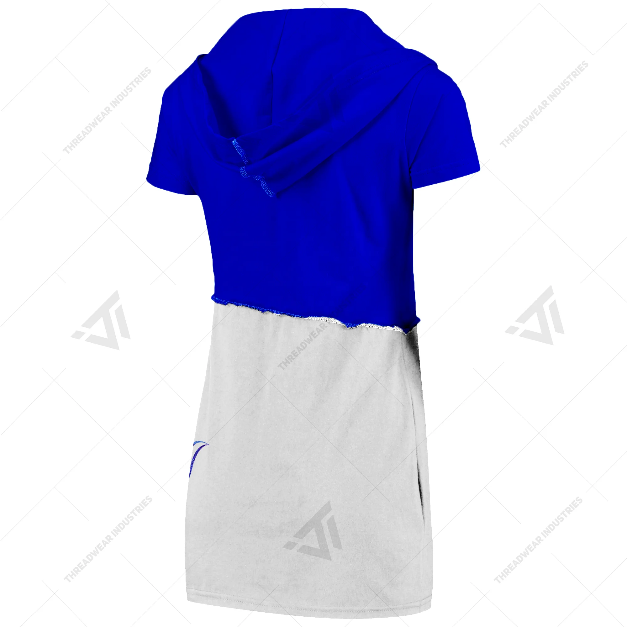Custom Wholesale Glitter Printed Zeta Phi Beta Sorority Hooded Fall Dress