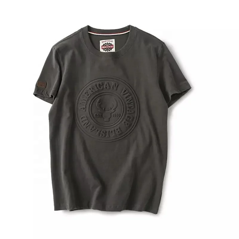 Simple Style Designer Fashion Clothes Solid Color Cotton Short Sleeves Tee Shirts Print Casual Free T-shirts Men Women