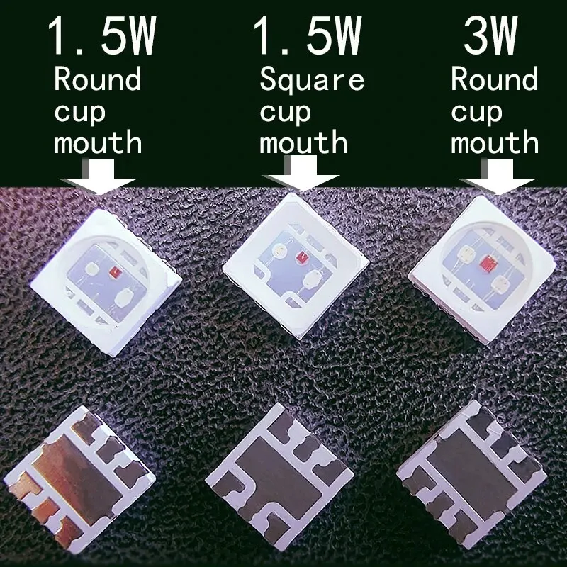 5050RGB SMD smd bead 3w light small led ws2812b 1w manufacturer High Brightness SMD LED Beads blue lm281b chip