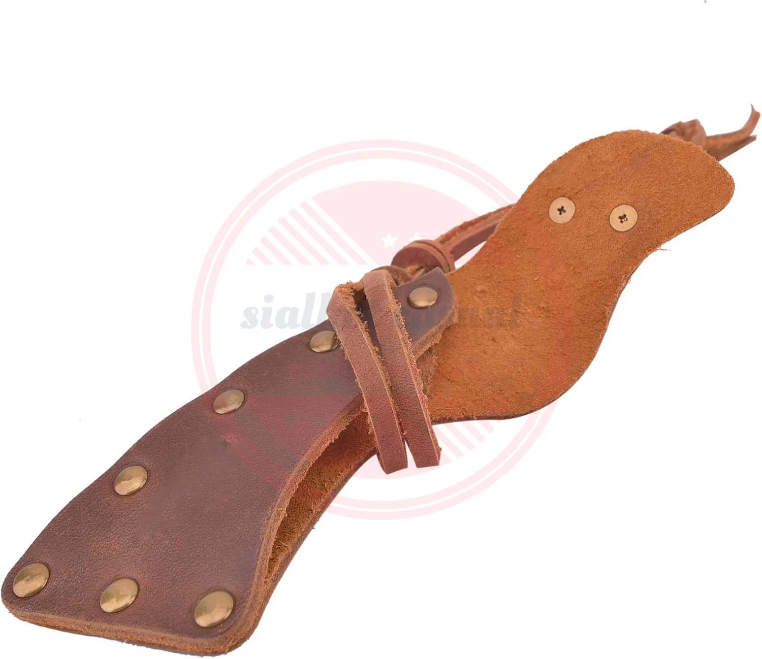 Leather Hatchet Sheath Axe Holster Axe Head Cover with Belt Axes Leather Protector Sheath