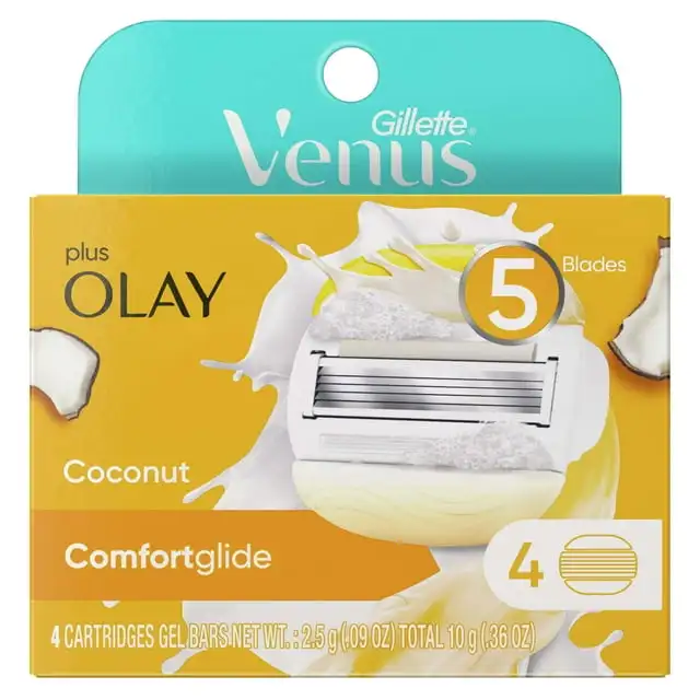 Gillette Venus ComfortGlide кокосовое плюс Олай женский набор бритв с 2 заправками