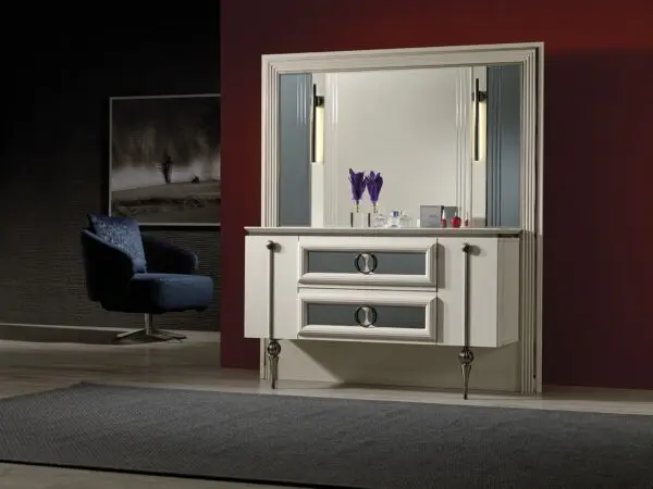 Stylish Look Oscar Model Bedroom Furniture Set Luxury Design Dark Grey Color Furniture Premium Quality - Made in Turkey