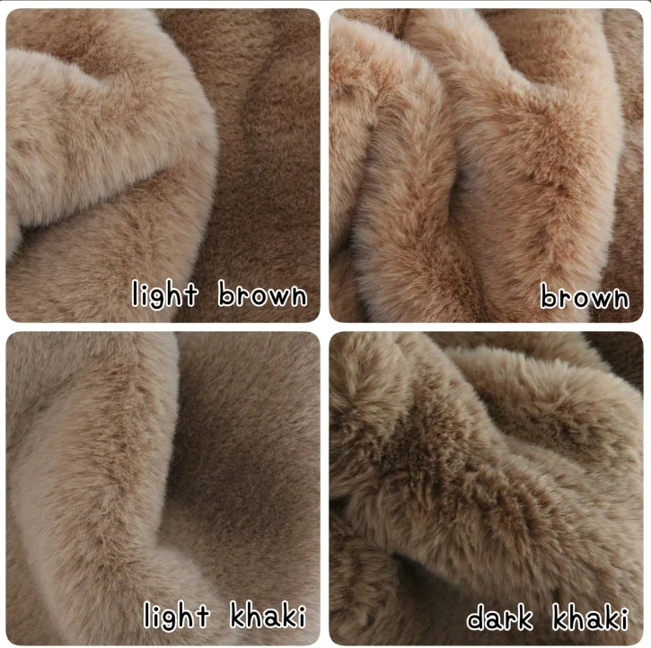Ultra Soft 20mm Long Pile Rabbit Fur Minky Fur Faux Fur for Cosplay Wear
