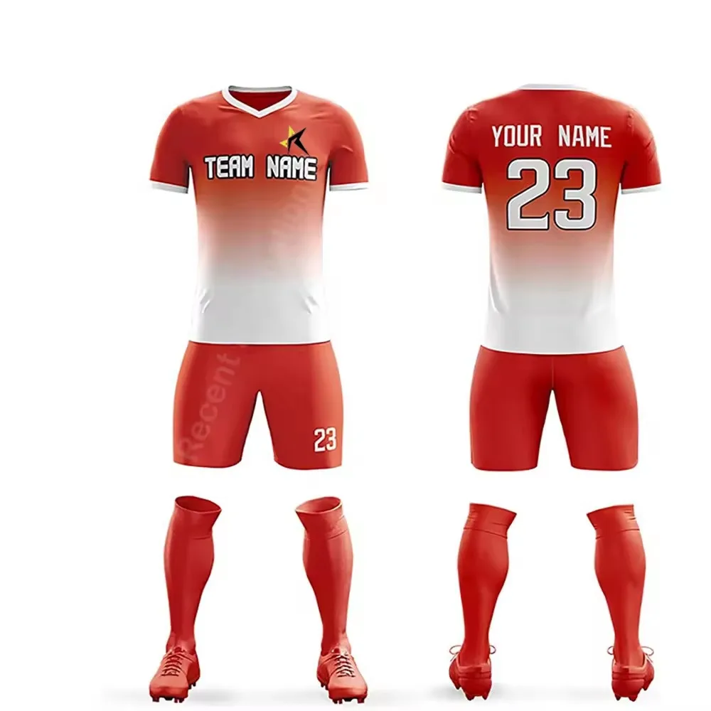 soccer uniform kit V-neck premium sublimation made in Pakistan top quality jersey custom design