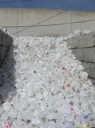 HDPE Milk Bottle Scrap /  HDPE Flakes/HDPE Blue Drum Scrap For Sale