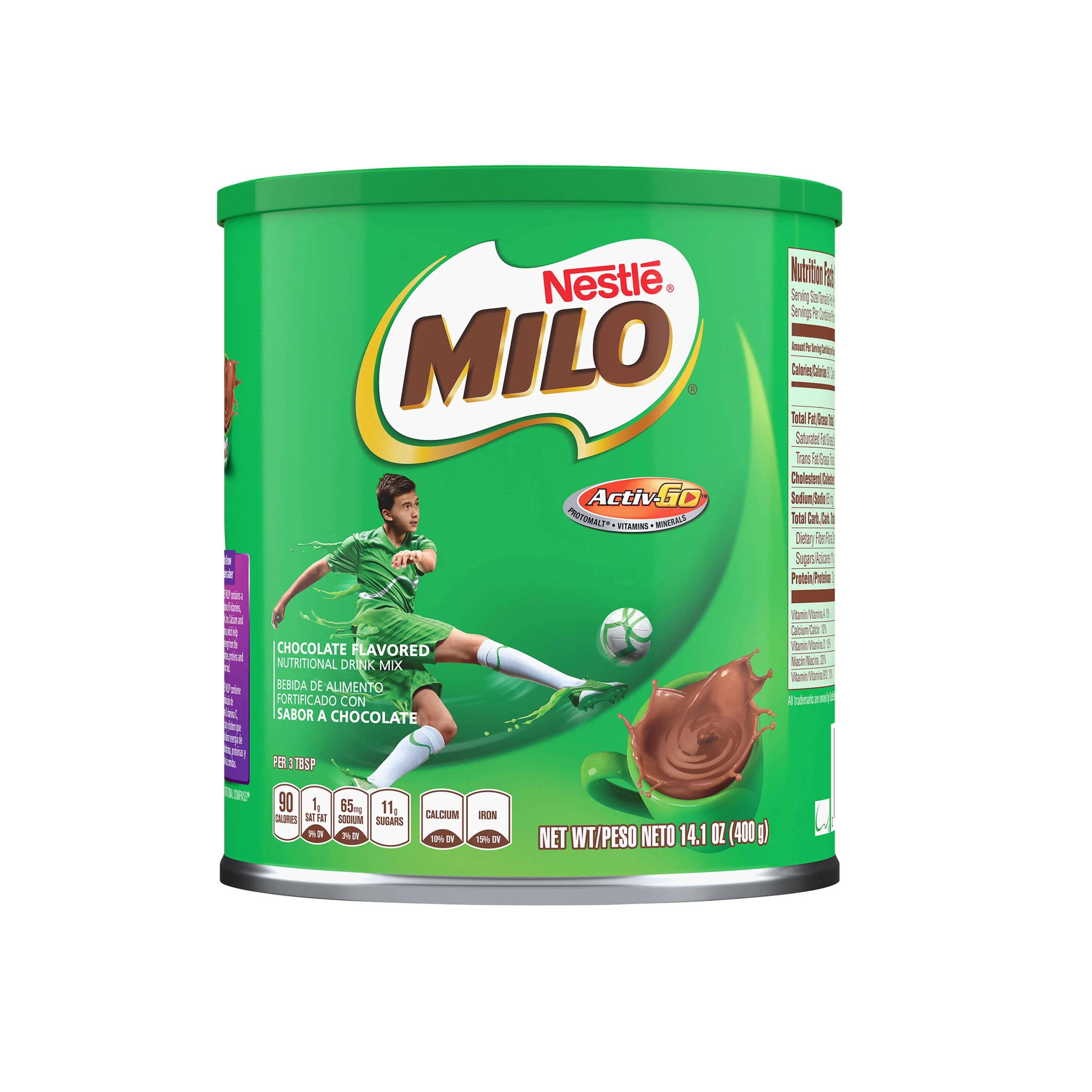 Milo 3-в-1 шоколадный порошок растворимый солодовый молочный напиток