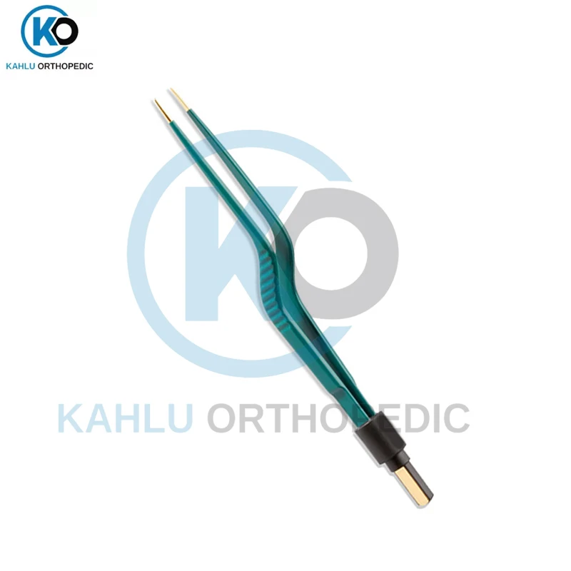 Neurosurgery Electrosurgical Instruments Insulated 1mm Tip Twin Small Hardy Bayonet Bipolar Forceps By KAHLU ORTHOPEDIC