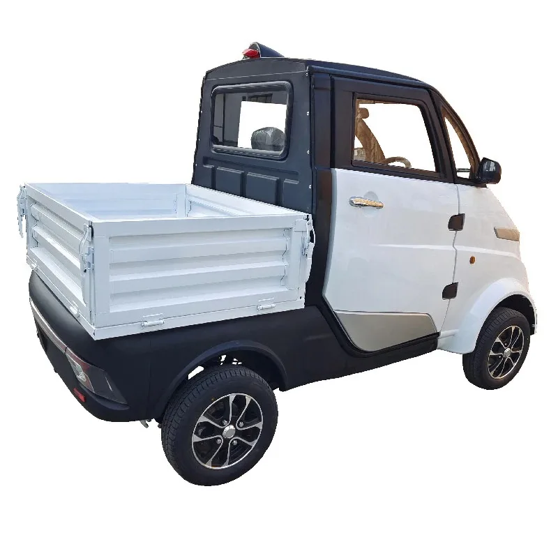 USED Small Electric Truck Four Wheel and Three Wheel Pickup Low Speed 3KW with Battery