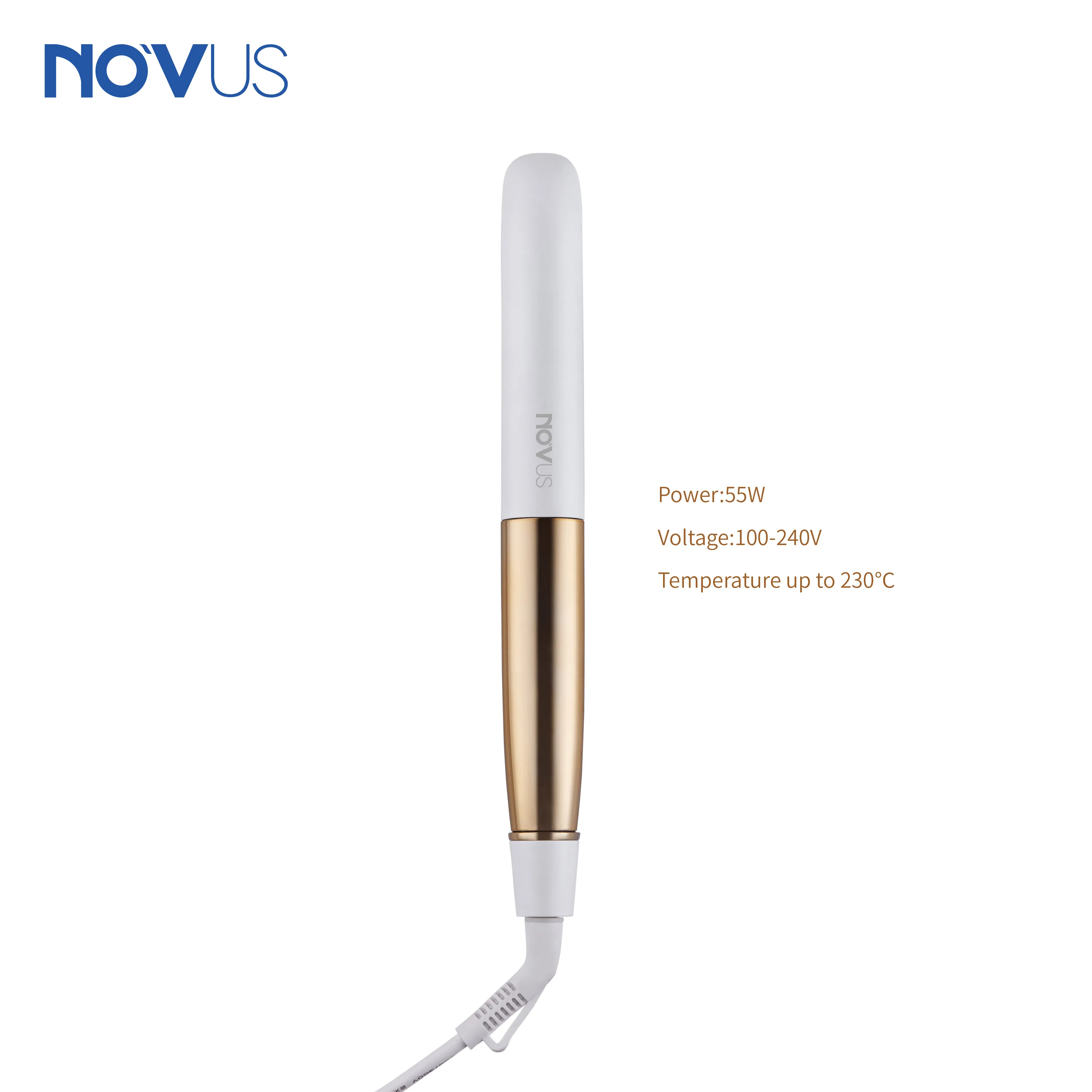 Wholesale High Quality 55w White Fast Ptc Heating Ceramic Ionic Flat Iron Machine Hair Straightener Professional