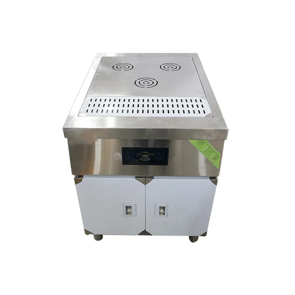 Commercial intelligent fully automatic tabletop electric steam cabinet suitable for hotel and restaurant kitchen equipment