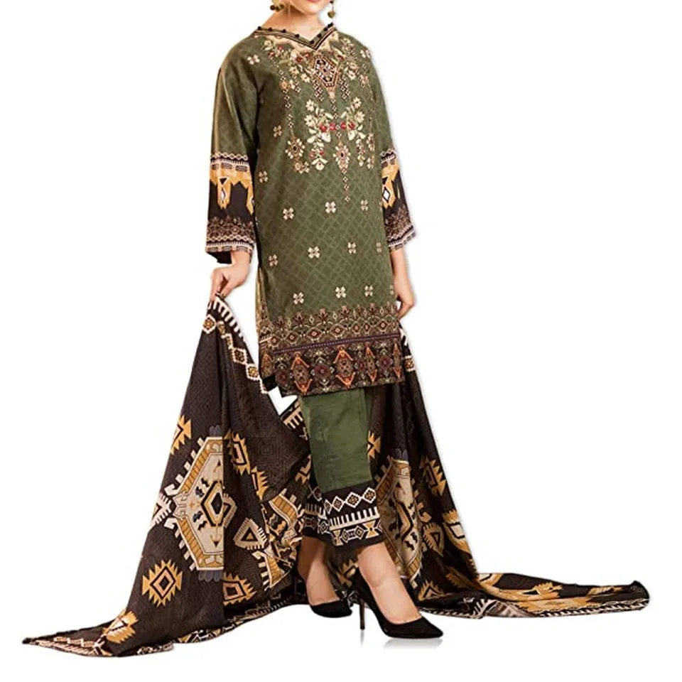Pakistani Salwar Kameez Lawn Dresses Women Shalwar Kameez Pakistani Indian and Pakistan Dress Hot Selling Piece Collection 2023