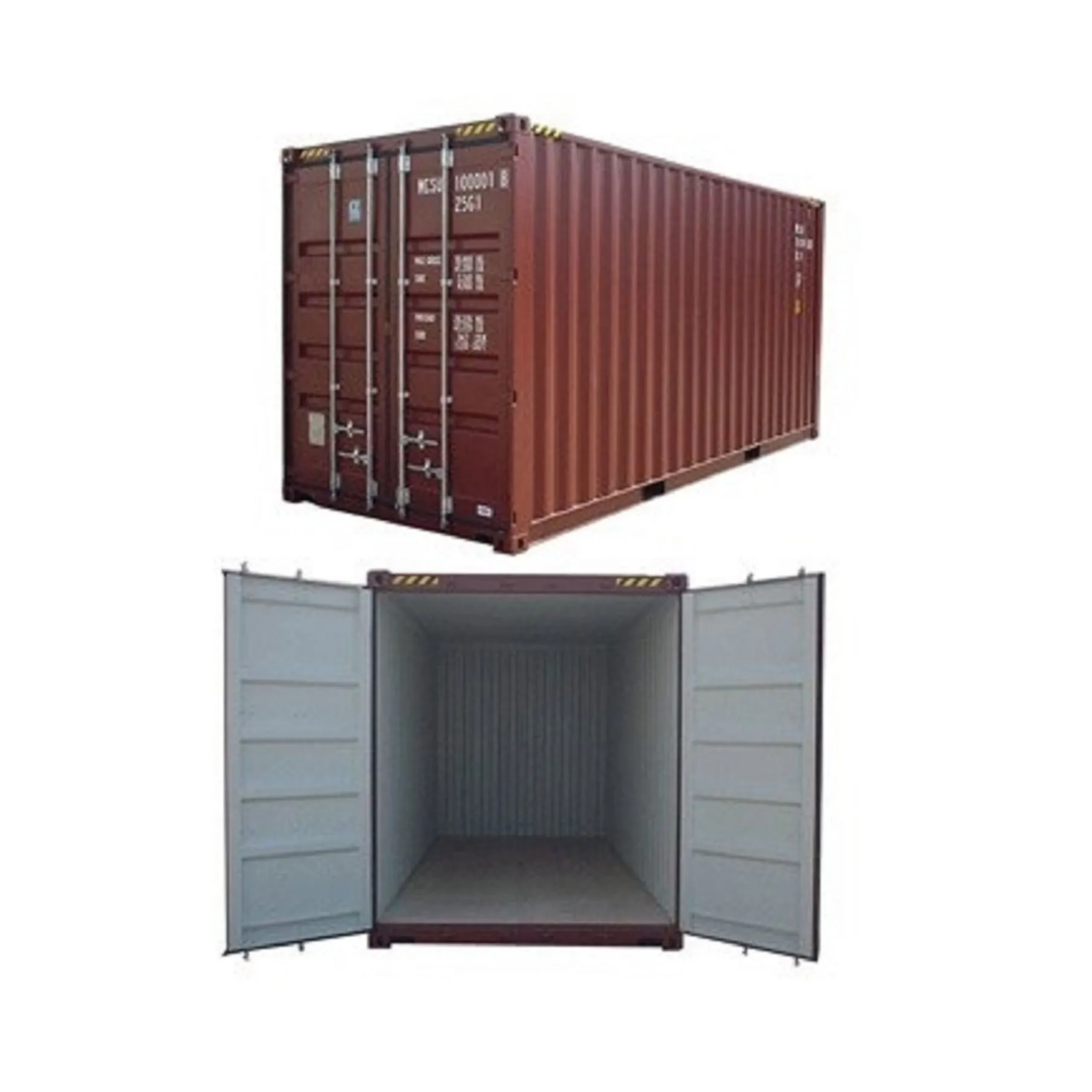 Used or Second Hand 80% new 40 foot high cube metal shipping container for sale