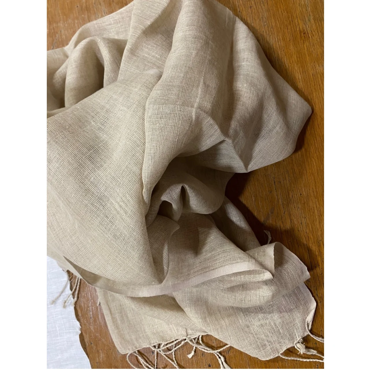 100% Linen Scarf for ladies and men super comfortable and natural linen fibre scarf shawl hijab stole