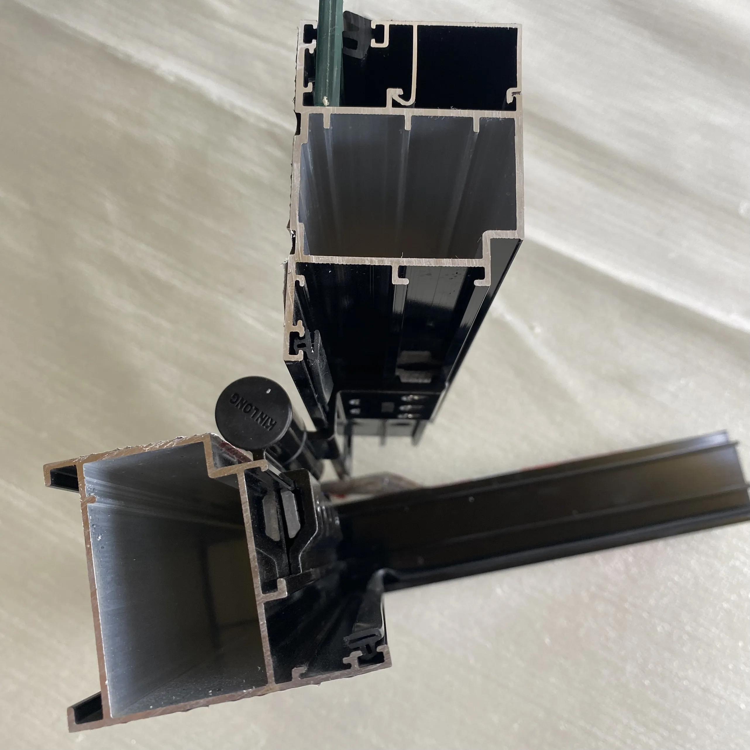 Aluminum door for high rising building with top selling 6063 T5 window and door Aluminum Bars VIETNAM