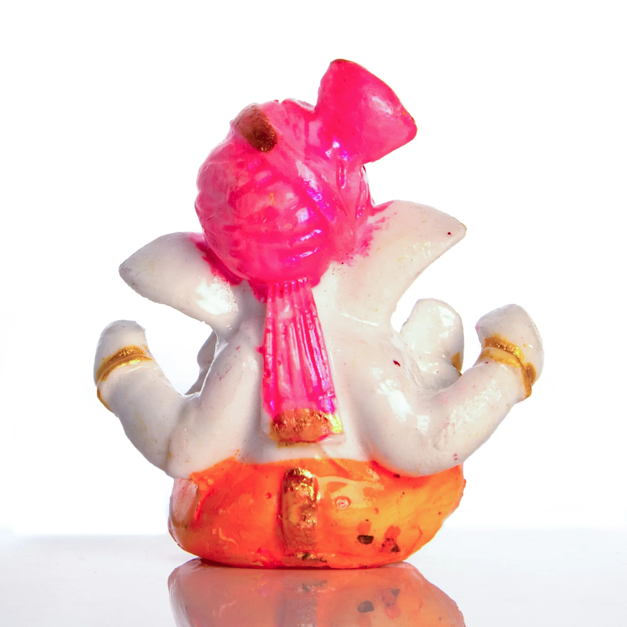 Buy Pagdi Ganesha Statue for Car Dashboard God Ganpati Puja Gifts Uses By Indian Exporters little marble ganesha for puja