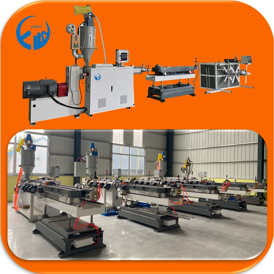 Made in China supply high speed 16-32mm PP PVC PE single wall corrugated pipe hose extruder machinery