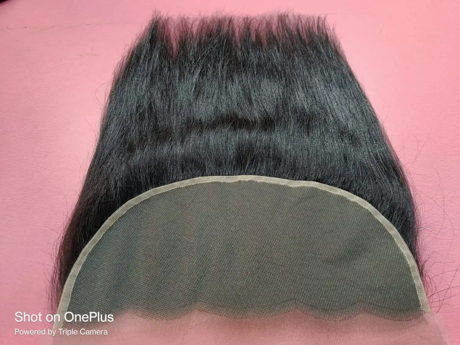 100% Natural Remy Virgin Brazilian Hair Short Straight Style Swiss Lace Frontal Unprocessed Kinky Directly Manufactured India