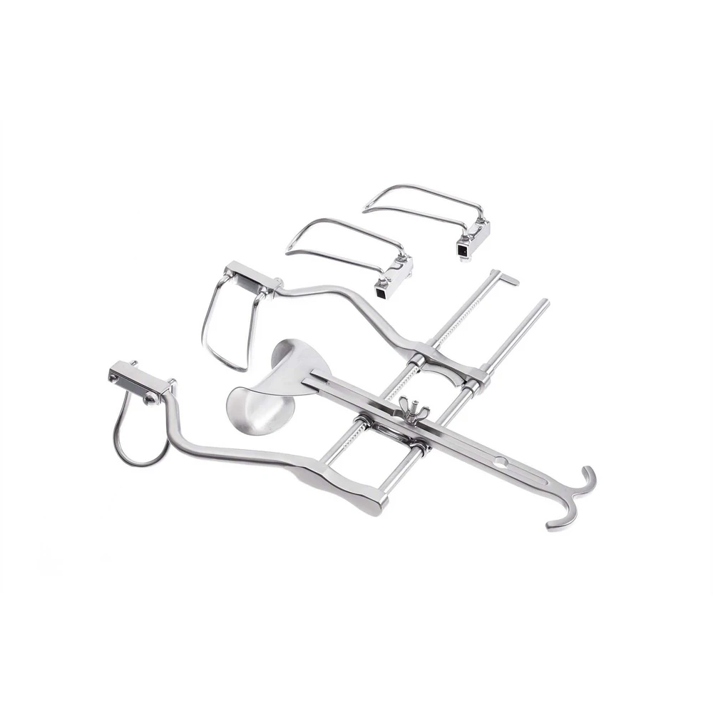 Durable Balfour Retractor Blades Set Wholesale Price Stainless Steel and Metal Manual Power Source Private Label Option