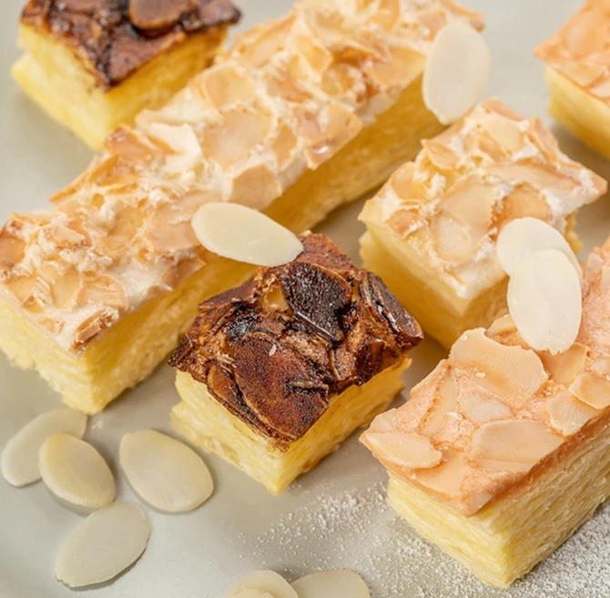 Best Offer Puff-Pastry Cooky Baking Napoleon Cake Mille-Feuille Puff Coffee Pastry